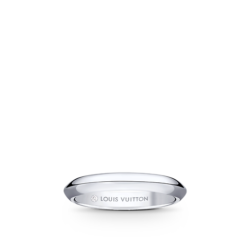 Obrączka LV Diamonds 3 mm, platyna in Biżuteria's Kategorie Wedding Bands collections by Louis Vuitton (Powiększenie produktu)