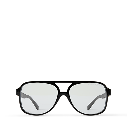 Okulary LV Hit Pilot S00 in Mężczyźni's Akcesoria Okulary collections by Louis Vuitton (Powiększenie produktu)
