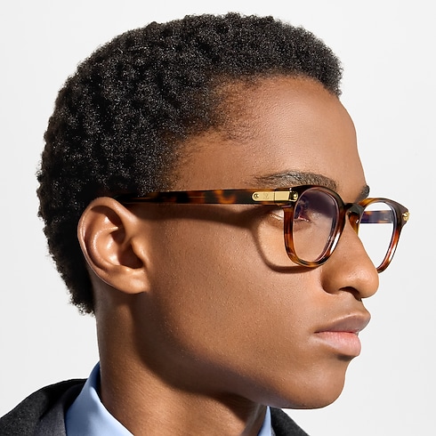 Okulary LV Signature Round Square S00 in Mężczyźni's Akcesoria Okulary collections by Louis Vuitton (Powiększenie produktu)