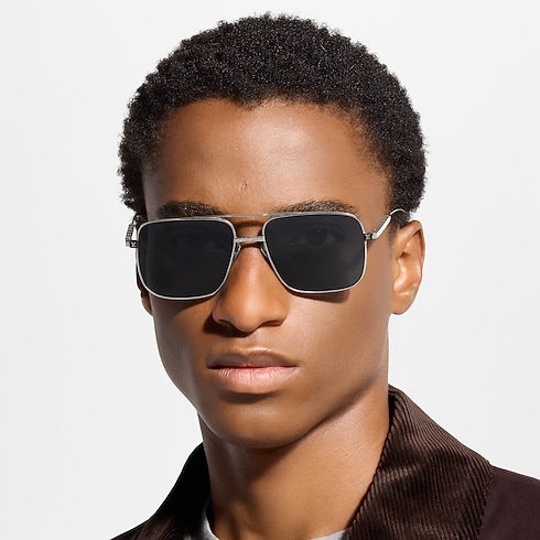 Okulary przeciwsłoneczne Attitude Light Large Pilot S00 in Mężczyźni's Akcesoria Okulary collections by Louis Vuitton (Powiększenie produktu)