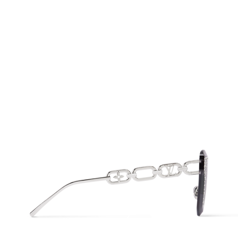Okulary przeciwsłoneczne LV Jewel Frosted S00 in Kobiety's Akcesoria Okulary collections by Louis Vuitton (Powiększenie produktu)