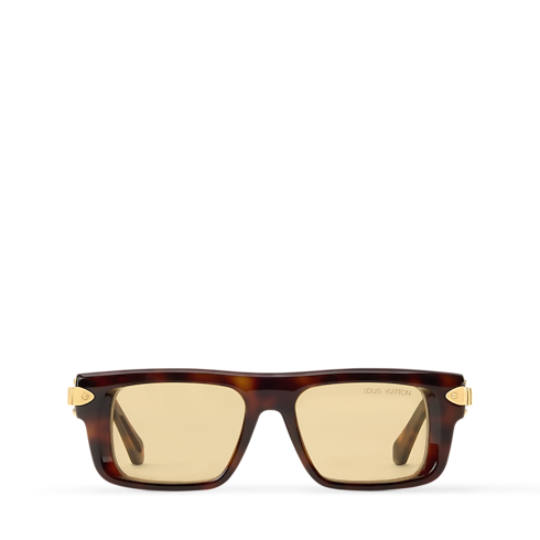 Okulary przeciwsłoneczne LV Lock Square S00 in Mężczyźni's Akcesoria Okulary collections by Louis Vuitton (Powiększenie produktu)