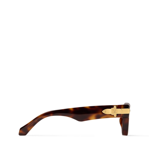 Okulary przeciwsłoneczne LV Lock Square S00 in Mężczyźni's Akcesoria Okulary collections by Louis Vuitton (Powiększenie produktu)