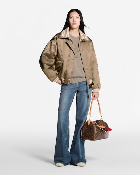 Bomber aviateur matelassé Femme Prêt-à-porter Manteaux et vestes | LOUIS VUITTON