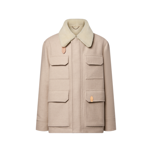 Parka z wełny i kaszmiru Wintry Wool Cashmere Field in Mężczyźni's Odzież Odzież collections by Louis Vuitton (Powiększenie produktu)