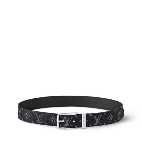 Pasek Pont Neuf 35 mm Płótno Monogram Eclipse in Mężczyźni's Akcesoria Wszystkie akcesoria collections by Louis Vuitton (Powiększenie produktu)