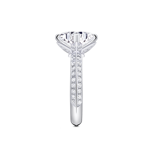 Pierścionek Solitaire pavé LV Diamonds, szlif LV Monogram Star in Biżuteria's Kolekcje LV Diamonds collections by Louis Vuitton (Powiększenie produktu)