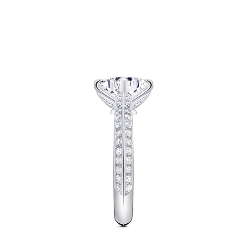 Pierścionek Solitaire pavé LV Diamonds, szlif LV Monogram Star in Biżuteria's Kolekcje LV Diamonds collections by Louis Vuitton (Powiększenie produktu)