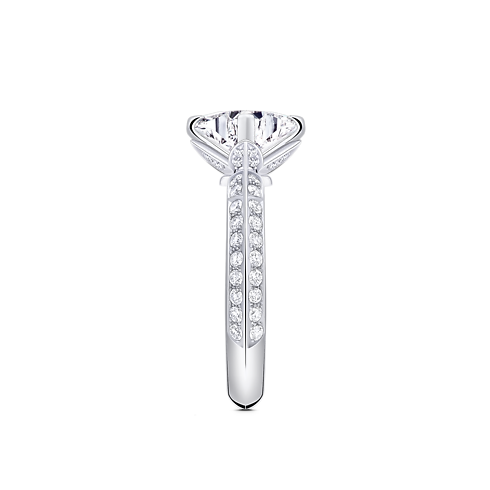 Pierścionek Solitaire pavé LV Diamonds, szlif LV Monogram Star in Biżuteria's Kolekcje LV Diamonds collections by Louis Vuitton (Powiększenie produktu)