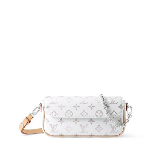 Portfel na łańcuszku Ivy Inne płótno Monogram in Kobiety's Portfele i mała galanteria skórzana Nano Torebki i Portfele na Łańcuszku collections by Louis Vuitton (Powiększenie produktu)