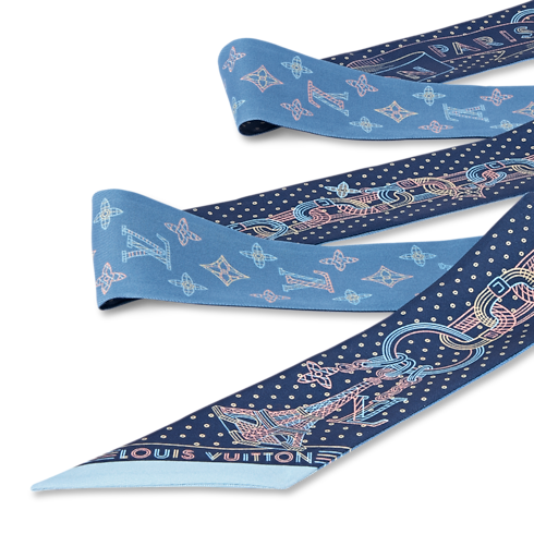 Promenade Parisienne BB Bandeau S00 in Kobiety's Akcesoria Jedwabne kwadraty i bandeaux collections by Louis Vuitton (Powiększenie produktu)
