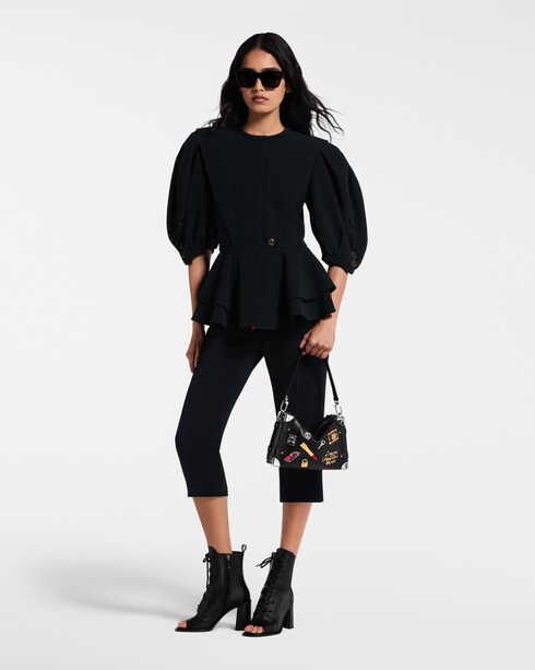 Puff-Sleeve Peplum Jacket in Women's Ready to Wear Tops collections by Louis Vuitton