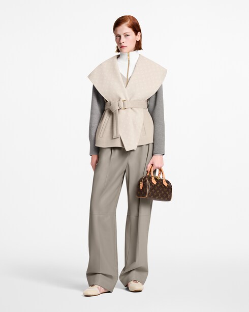Knit Sleeve Hooded Wrap Coat in Women's Ready-to-Wear Coats and Jackets collections by Louis Vuitton