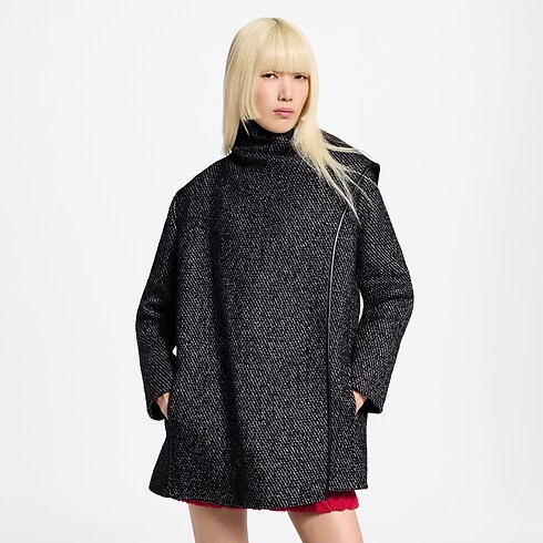 Płaszcz Tweed Scarf Coat in Kobiety's Odzież Płaszcze i kurtki collections by Louis Vuitton (Powiększenie produktu)