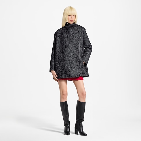 Płaszcz Tweed Scarf Coat in Kobiety's Odzież Płaszcze i kurtki collections by Louis Vuitton (Powiększenie produktu)
