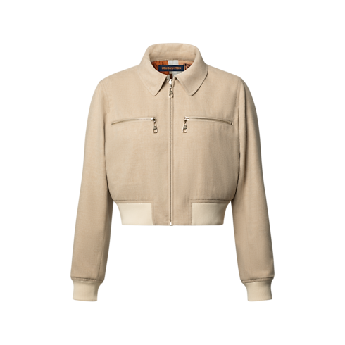 Reversible Flannel Bomber Jacket in Kobiety's Odzież Płaszcze i kurtki collections by Louis Vuitton (Powiększenie produktu)