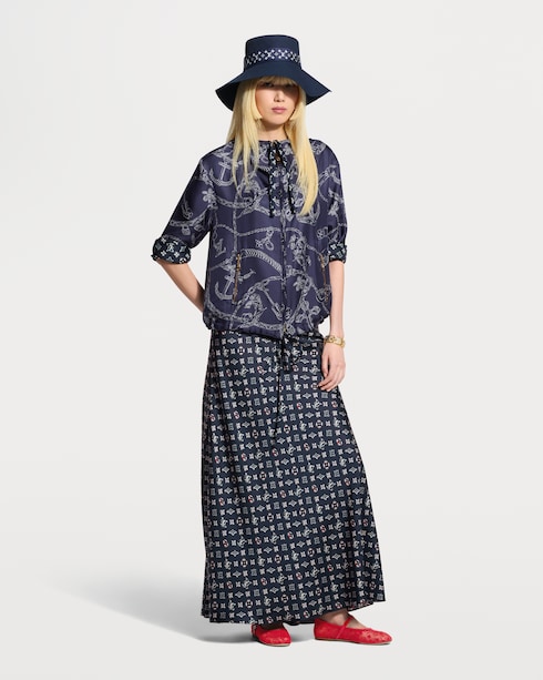 Reversible Hooded Nautical Jacket in Women's Ready to Wear Coats and Jackets collections by Louis Vuitton