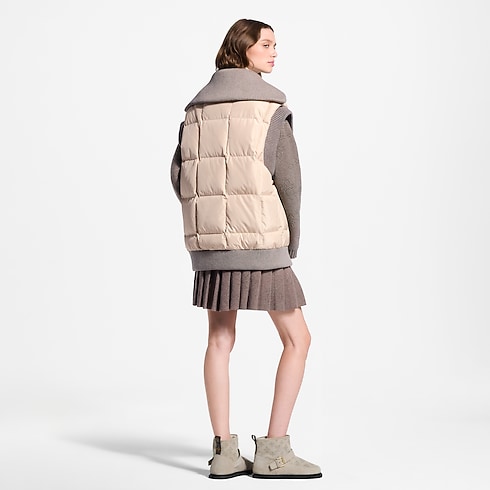 Ribbed Hem Quilted Gilet in Kobiety's Odzież Płaszcze i kurtki collections by Louis Vuitton (Powiększenie produktu)