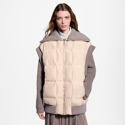 Ribbed Hem Quilted Gilet in Kobiety's Odzież Płaszcze i kurtki collections by Louis Vuitton (Powiększenie produktu)