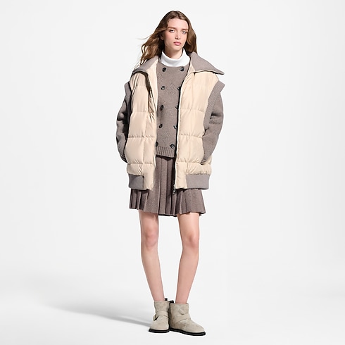 Ribbed Hem Quilted Gilet in Kobiety's Odzież Płaszcze i kurtki collections by Louis Vuitton (Powiększenie produktu)