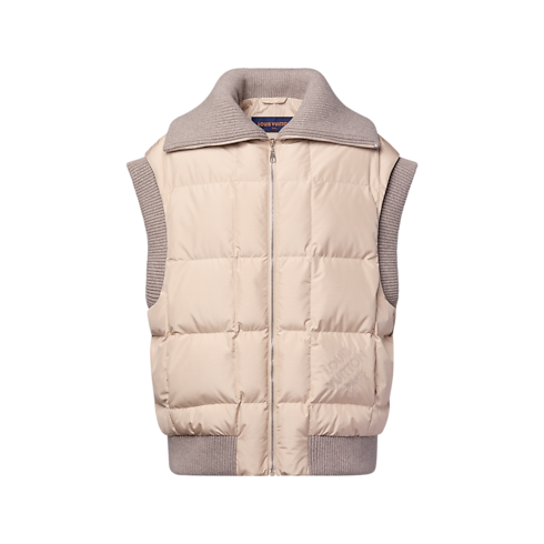 Ribbed Hem Quilted Gilet in Kobiety's Odzież Płaszcze i kurtki collections by Louis Vuitton (Powiększenie produktu)