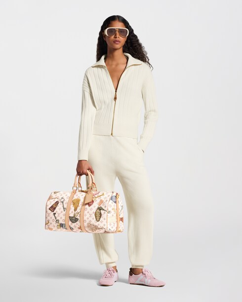 Ribbed Stripe Jogging Pants in Women's Ready-to-Wear Pants collections by Louis Vuitton