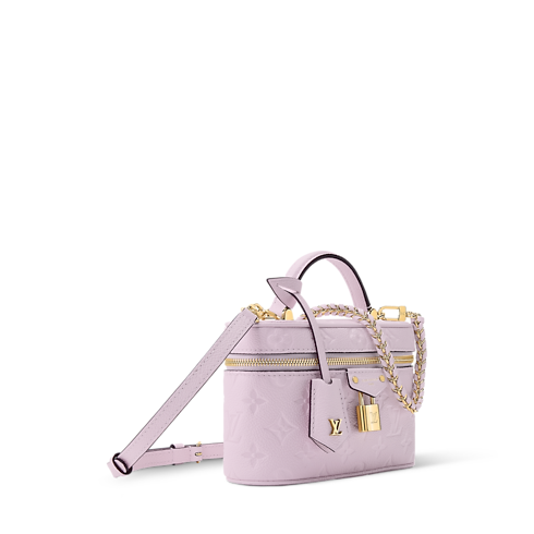 Saszetka Vanity Chain Pouch Skóra Monogram Empreinte in Kobiety's Portfele i mała galanteria skórzana Nano Torebki i Portfele na Łańcuszku collections by Louis Vuitton (Powiększenie produktu)
