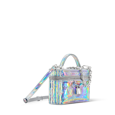 Saszetka Vanity Chain Pouch Inne płótno Monogram in Kobiety's Portfele i mała galanteria skórzana Nano Torebki i Portfele na Łańcuszku collections by Louis Vuitton (Powiększenie produktu)