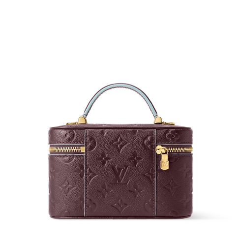 Saszetka Vanity Chain Pouch Skóra Monogram Empreinte in Kobiety's Portfele i mała galanteria skórzana Nano Torebki i Portfele na Łańcuszku collections by Louis Vuitton (Powiększenie produktu)