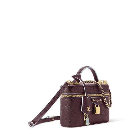 Saszetka Vanity Chain Pouch Skóra Monogram Empreinte in Kobiety's Portfele i mała galanteria skórzana Nano Torebki i Portfele na Łańcuszku collections by Louis Vuitton (Powiększenie produktu)