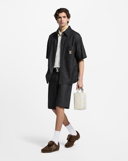 Short-Sleeved Chambray Shirt in Men's Ready to Wear All Ready-To-Wear collections by Louis Vuitton