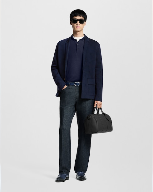 Signature Silk-Blend Short-Sleeved Polo Shirt in New's For Men New Formal collections by Louis Vuitton
