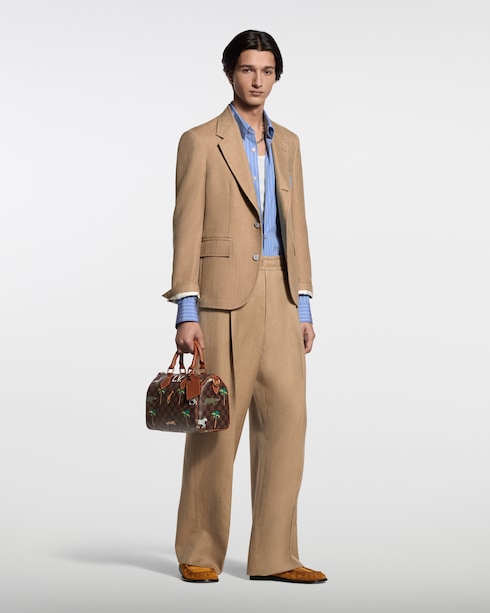 Signature Wool Silk Jacket in New's For Men The Latest collections by Louis Vuitton