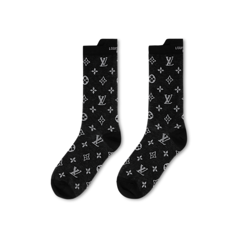 Skarpety Monogram Reflective S00 in Mężczyźni's Akcesoria Czapki i Rękawiczki collections by Louis Vuitton (Powiększenie produktu)