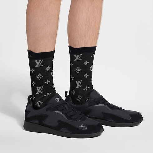 Skarpety Monogram Reflective S00 in Mężczyźni's Akcesoria Czapki i Rękawiczki collections by Louis Vuitton (Powiększenie produktu)