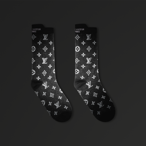 Skarpety Monogram Reflective S00 in Mężczyźni's Akcesoria Czapki i Rękawiczki collections by Louis Vuitton