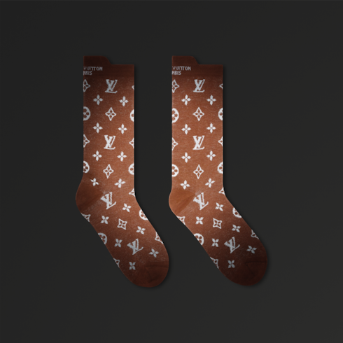 Skarpety Monogram Reflective S00 in Mężczyźni's Akcesoria Czapki i Rękawiczki collections by Louis Vuitton