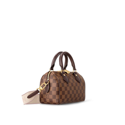 Speedy Bandoulière 20 Bag Płótno Damier Ebene in Torebki i małe wyroby skórzane's Damskie torebki Ikony LV collections by Louis Vuitton (Powiększenie produktu)