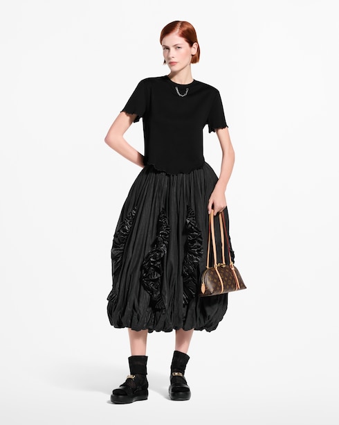 Falda globo con volantes Mujer Prêt-à-Porter Faldas y pantalones cortos | LOUIS VUITTON