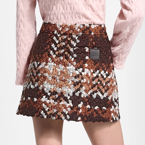 Spódnica Mini Tartan Tweed in Kobiety's Odzież Nowości w Ready-to-wear collections by Louis Vuitton (Powiększenie produktu)