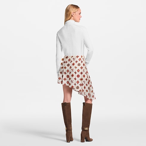 Spódnica Paisley Monogram Asymmetrical in Kobiety's Odzież Skirts and Shorts collections by Louis Vuitton (Powiększenie produktu)