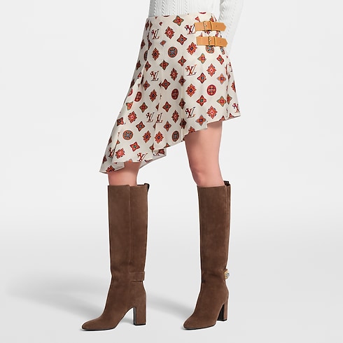 Spódnica Paisley Monogram Asymmetrical in Kobiety's Odzież Skirts and Shorts collections by Louis Vuitton (Powiększenie produktu)