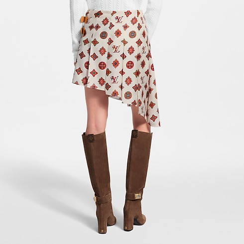 Spódnica Paisley Monogram Asymmetrical in Kobiety's Odzież Skirts and Shorts collections by Louis Vuitton (Powiększenie produktu)
