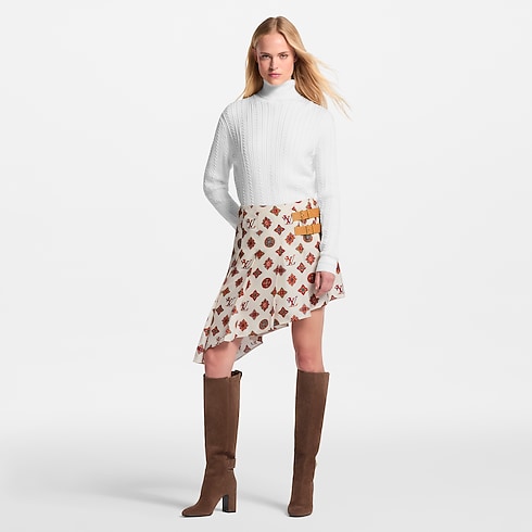 Spódnica Paisley Monogram Asymmetrical in Kobiety's Odzież Skirts and Shorts collections by Louis Vuitton (Powiększenie produktu)