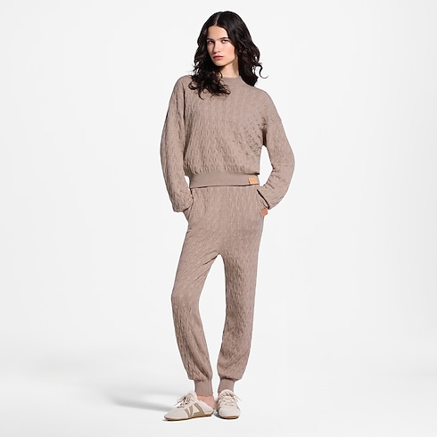 Spodnie Dresowe Cable Knit in Kobiety's Odzież Dzianiny collections by Louis Vuitton (Powiększenie produktu)