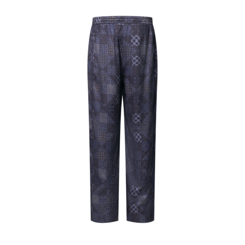 Spodnie piżamowe z mieszanki jedwabiu z motywem Damier in Mężczyźni's Odzież Odzież collections by Louis Vuitton (Powiększenie produktu)