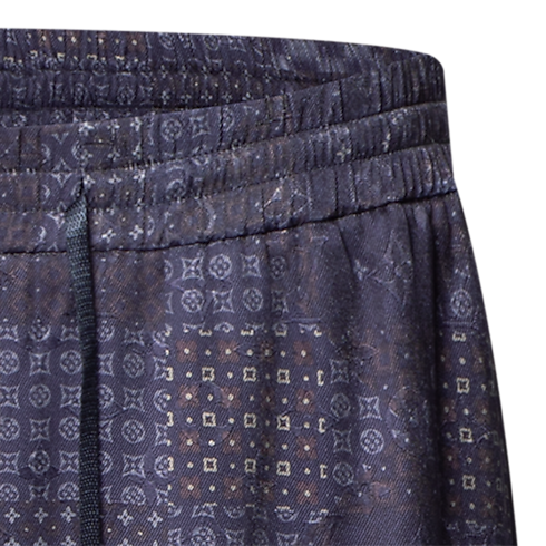 Spodnie piżamowe z mieszanki jedwabiu z motywem Damier in Mężczyźni's Odzież Odzież collections by Louis Vuitton (Powiększenie produktu)