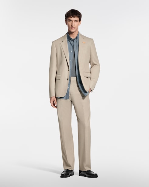 Silk-Cashmere Tailored Pants in New's For Men LV Trunk Edition collections by Louis Vuitton