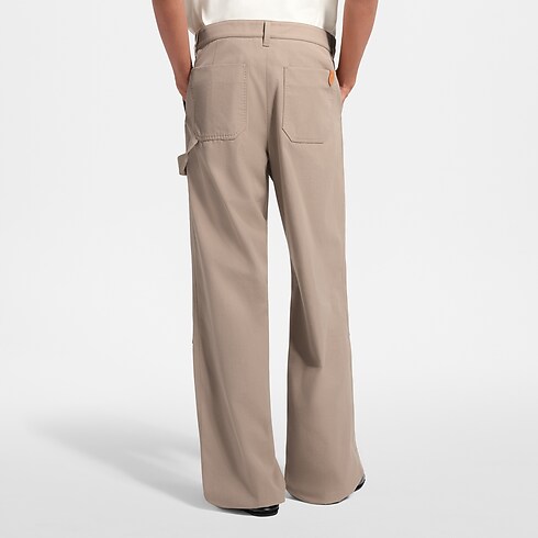 Spodnie Workwear z bawełny i kaszmiru in Mężczyźni's Odzież Odzież collections by Louis Vuitton (Powiększenie produktu)
