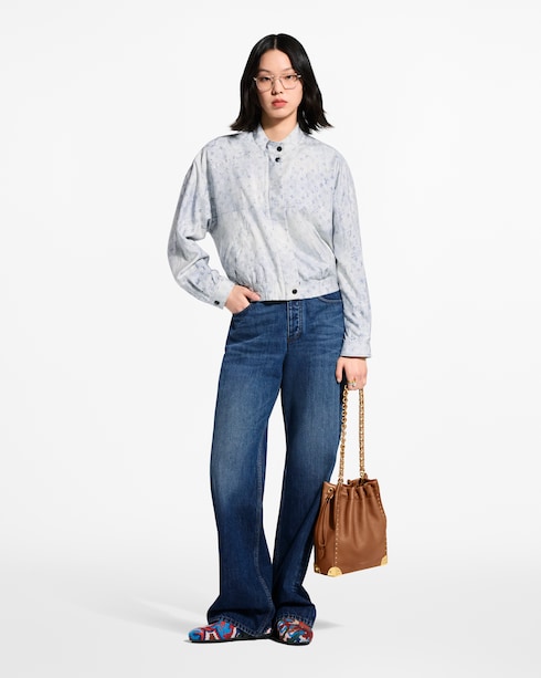 Striped Monogram Cloud Bomber Jacket in Women's Ready-to-Wear Coats and Jackets collections by Louis Vuitton